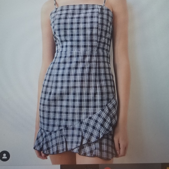 Plaid Mini Dress - Picture 4 of 4